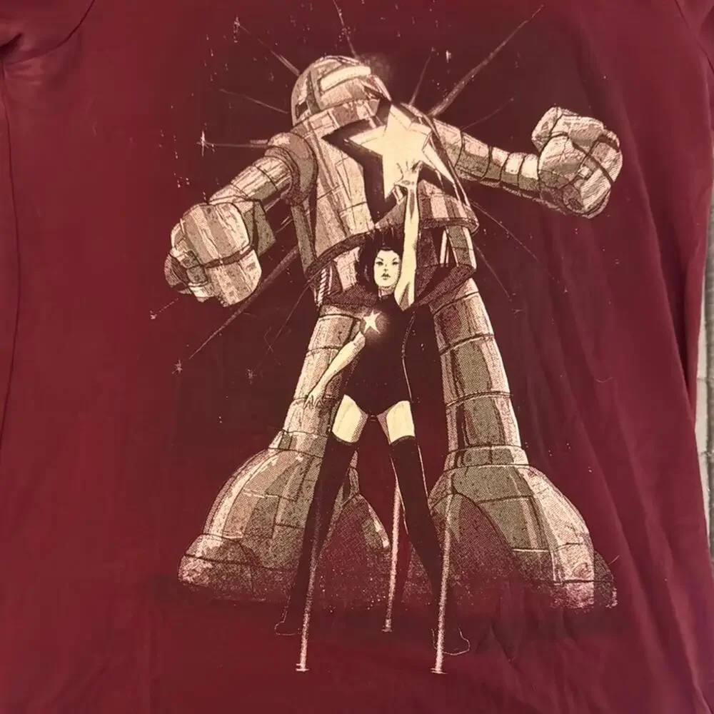 Star Power Chicks Graphic Tee - Maroon - Picture 2 of 3